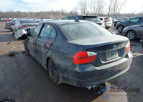 2007 BMW 328Xi from USA, damaged, VIN WBAVC93587KX61024